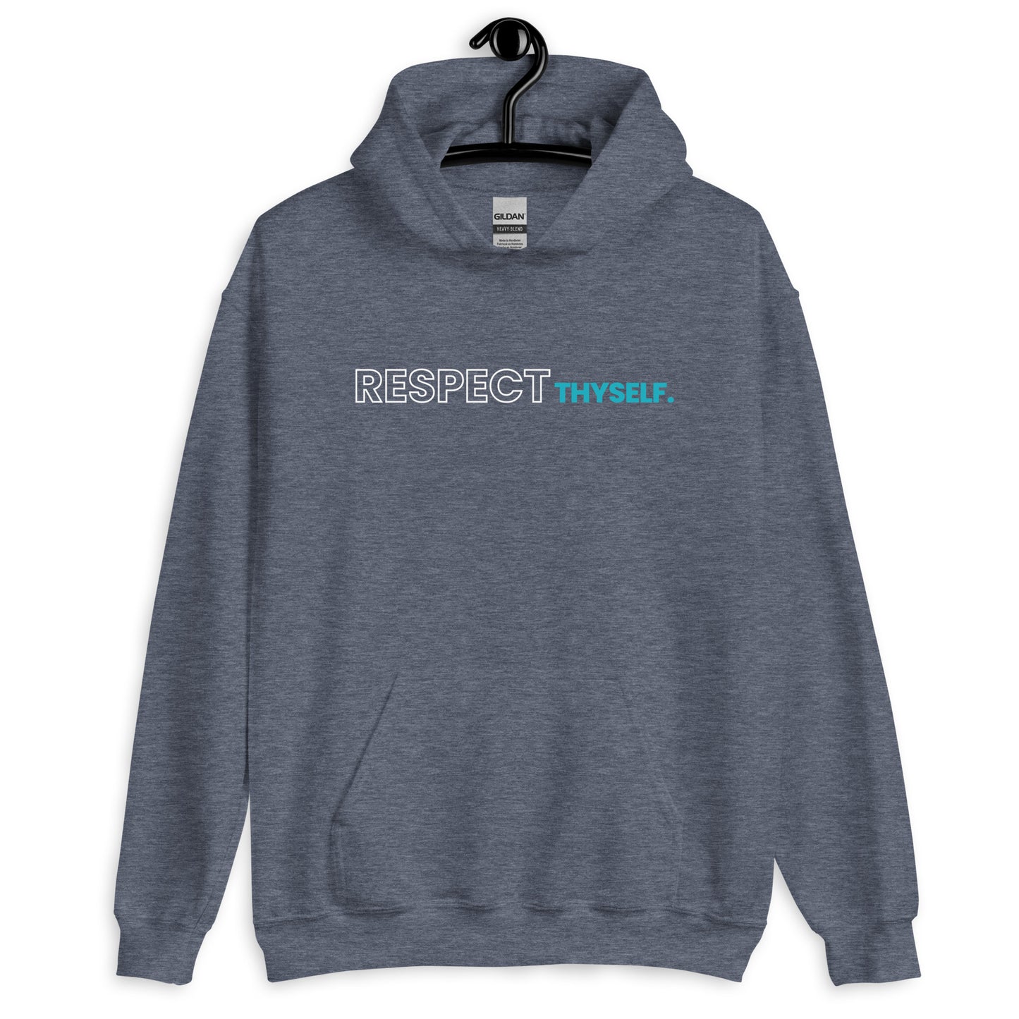 Respect Thyself Hooded long-sleeve tee