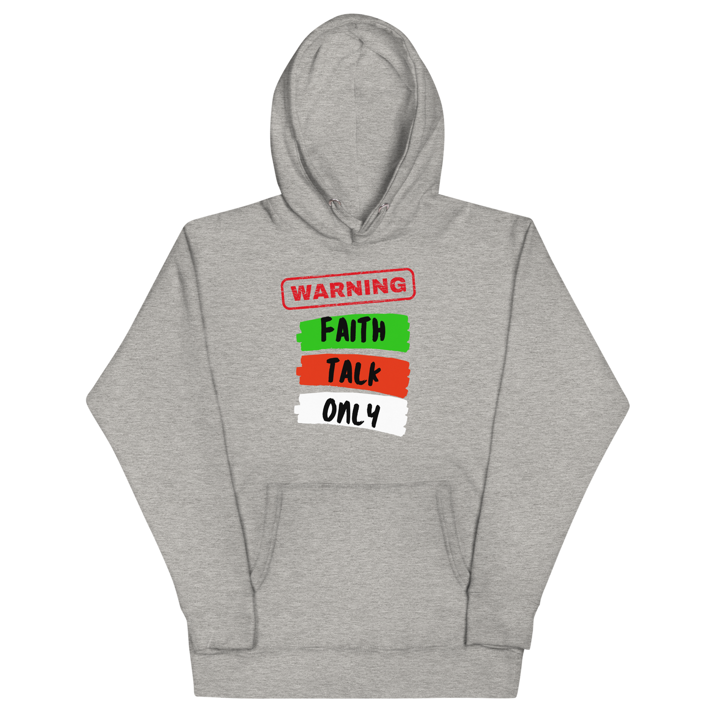Faith Talk Only Unisex Hoodies