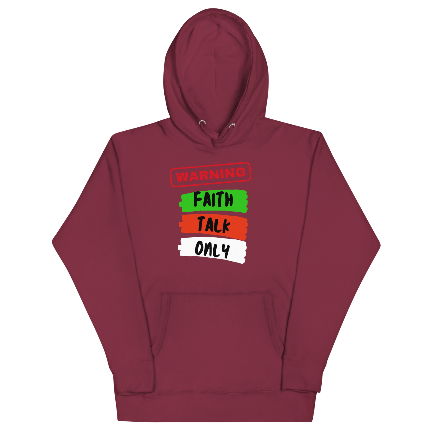 Faith Talk Only Unisex Hoodies