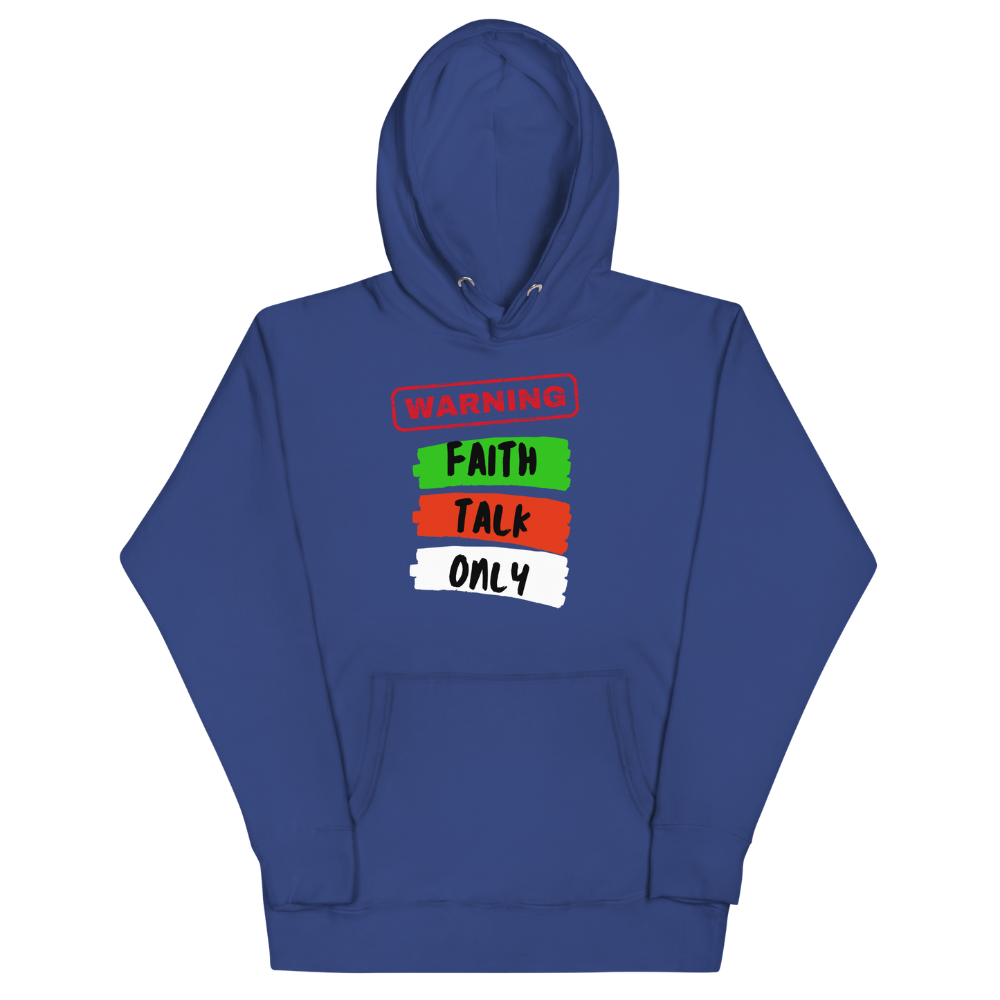 Faith Talk Only Unisex Hoodies