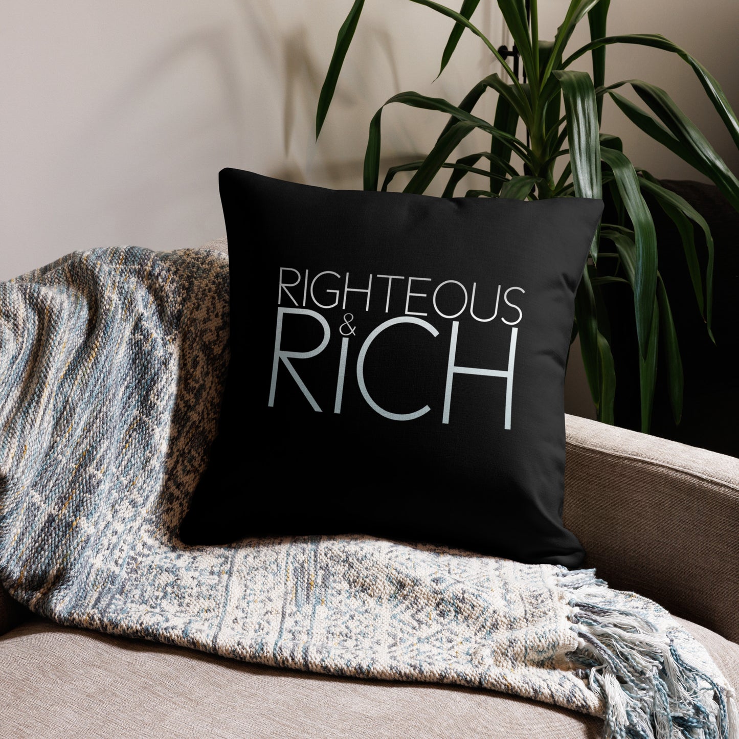 Righteous & Rich Premium Pillow