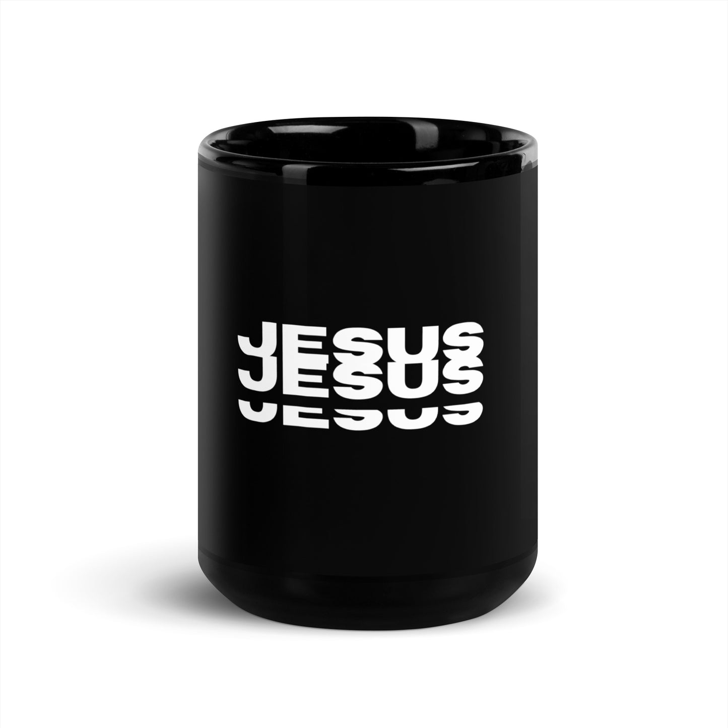 Jesus Black Coffee Mug
