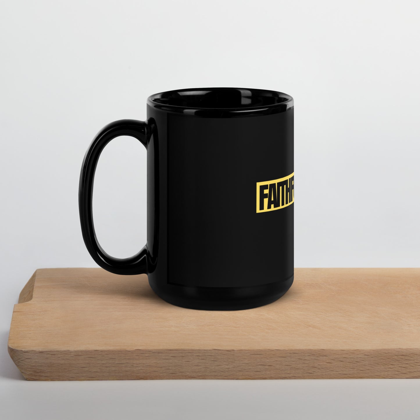 Faithful & Favored Black Coffee Mug